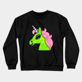 Alien Unicorn Crewneck Sweatshirt